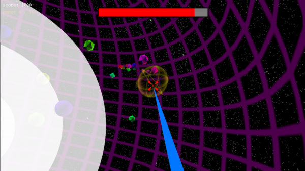 Screenshot of 3D Geometry Wars